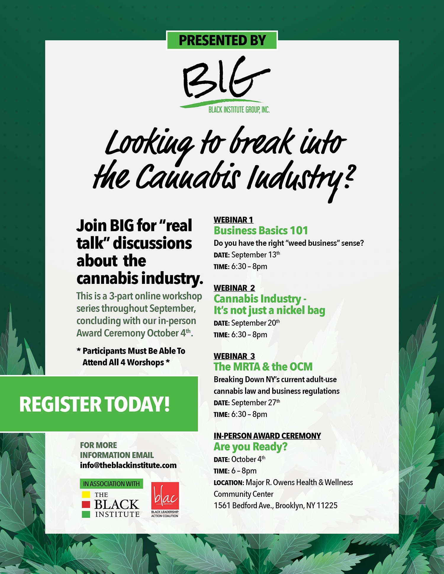 Cannabis Industry Workshop 2022